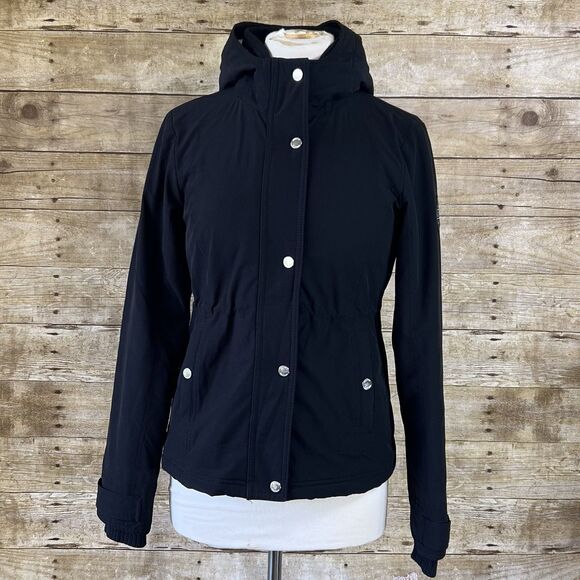 Hollister Sz XS Women’s All Weather Jacket Black Used - Picture 1 of 16